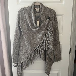 NWT Lovestitch Fringe Cardigan